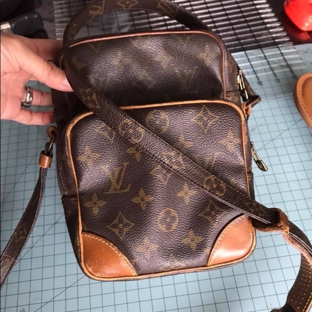 Authentic up-cycled Louis Vuitton Amazon